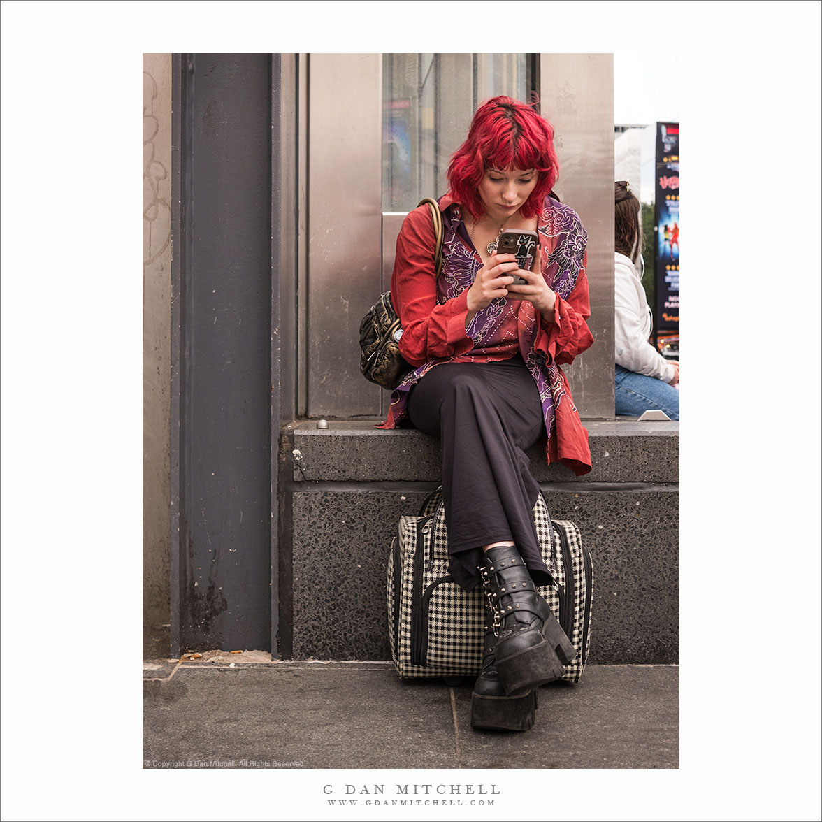 Woman in Red, London