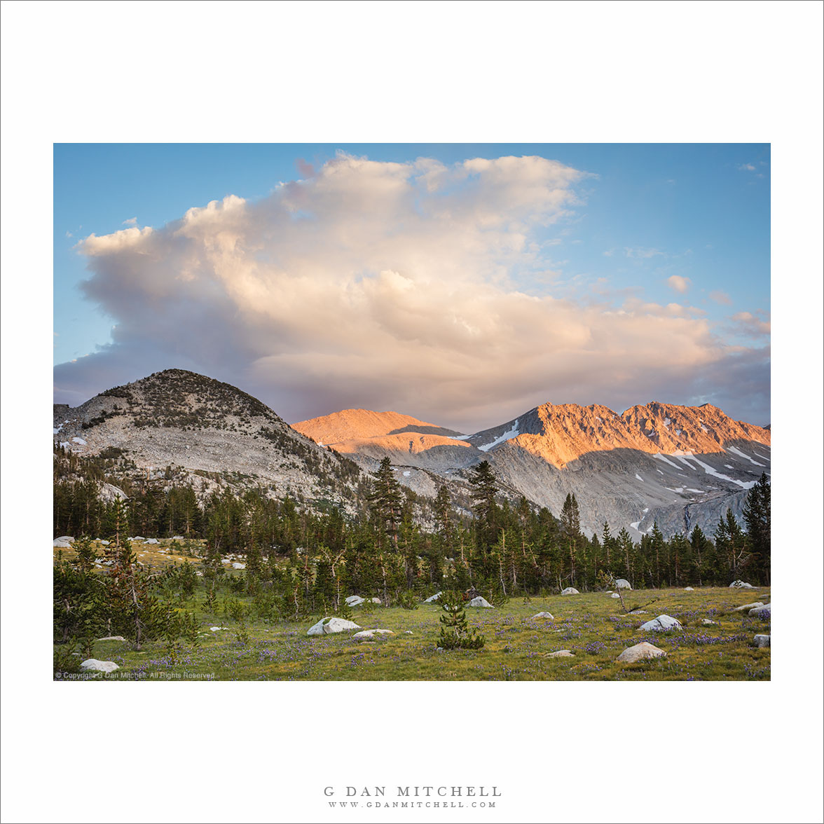 Alpenglow, Dissipating Thunderhead