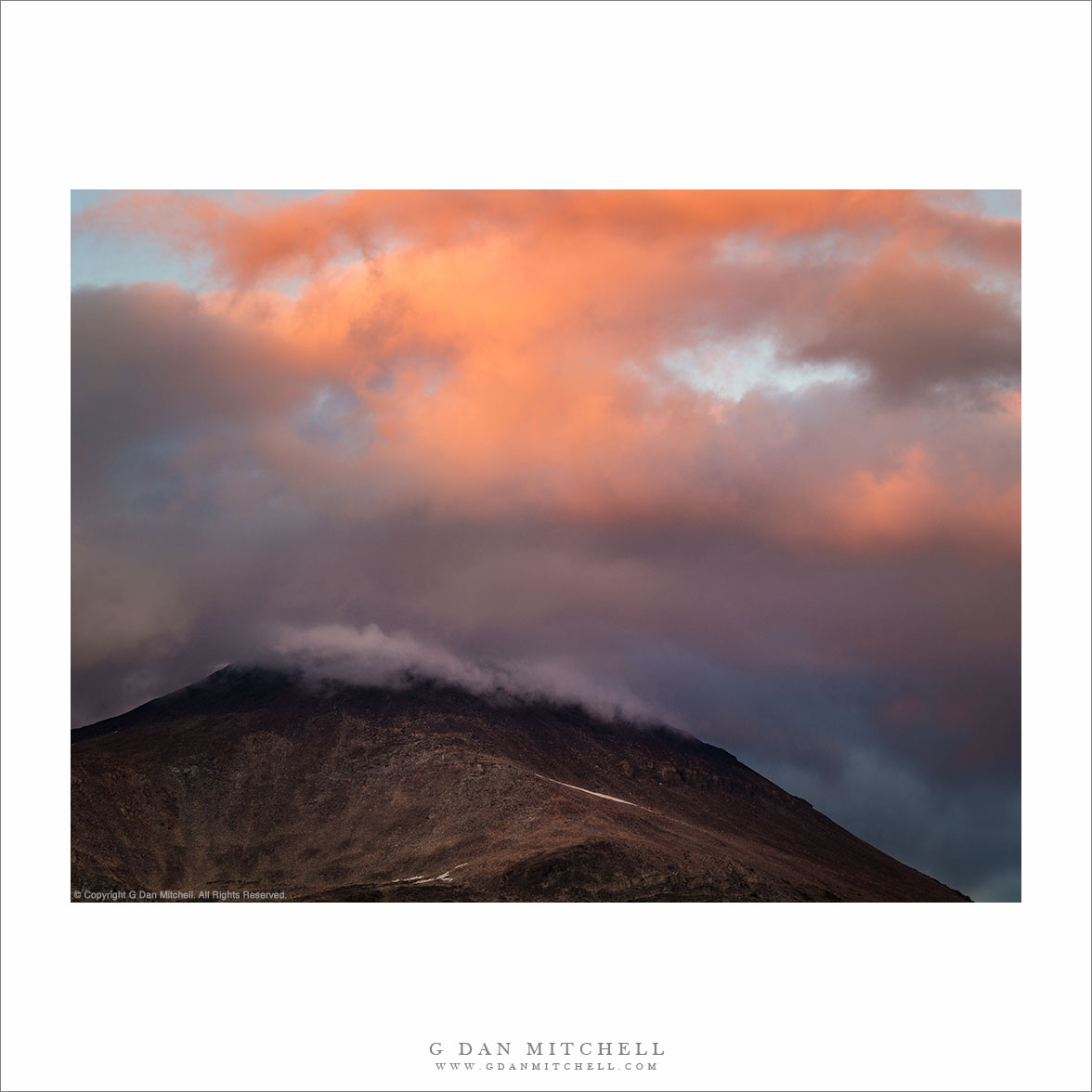 Mt. Dana, Sunset Clouds