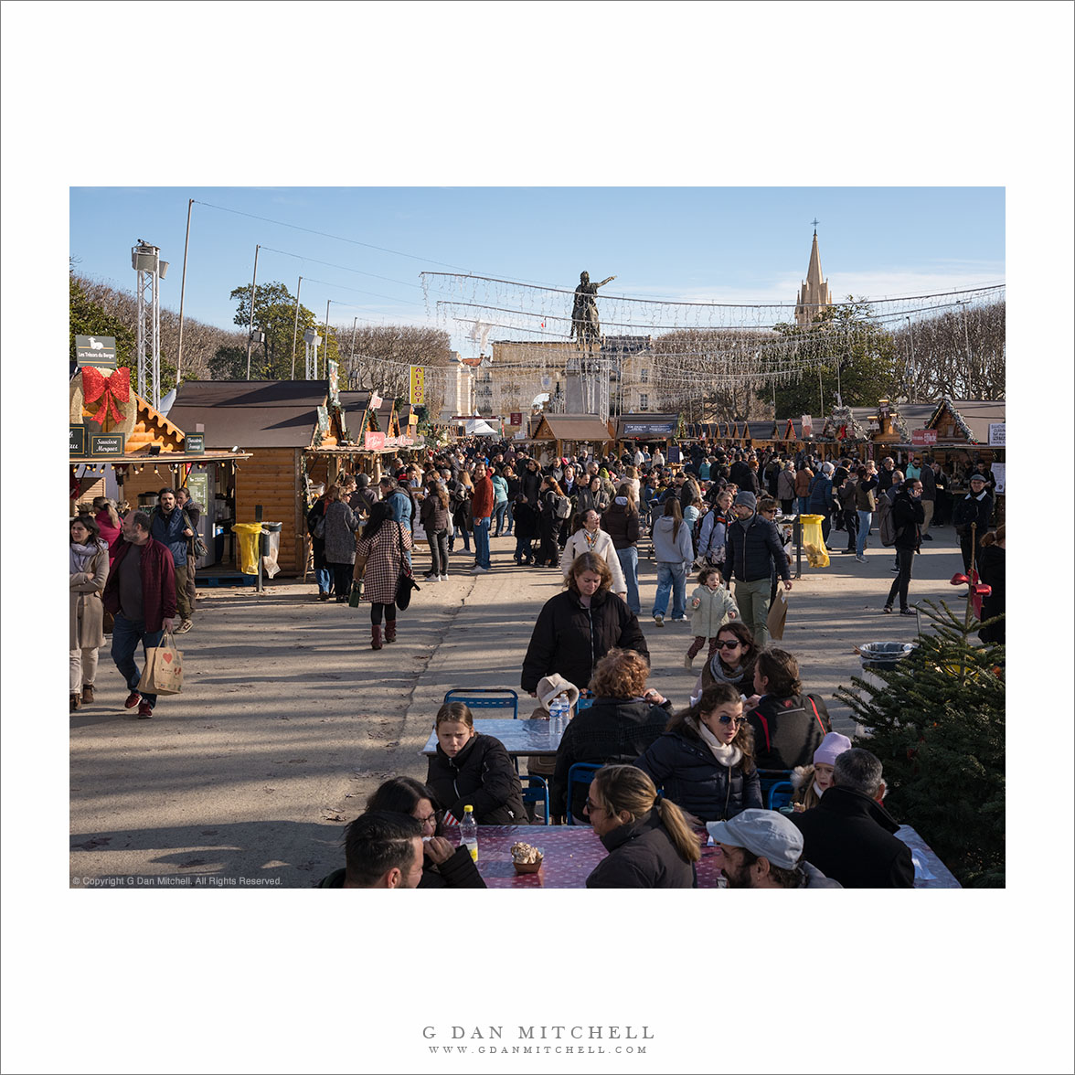 Christmas market in Montpellier, France