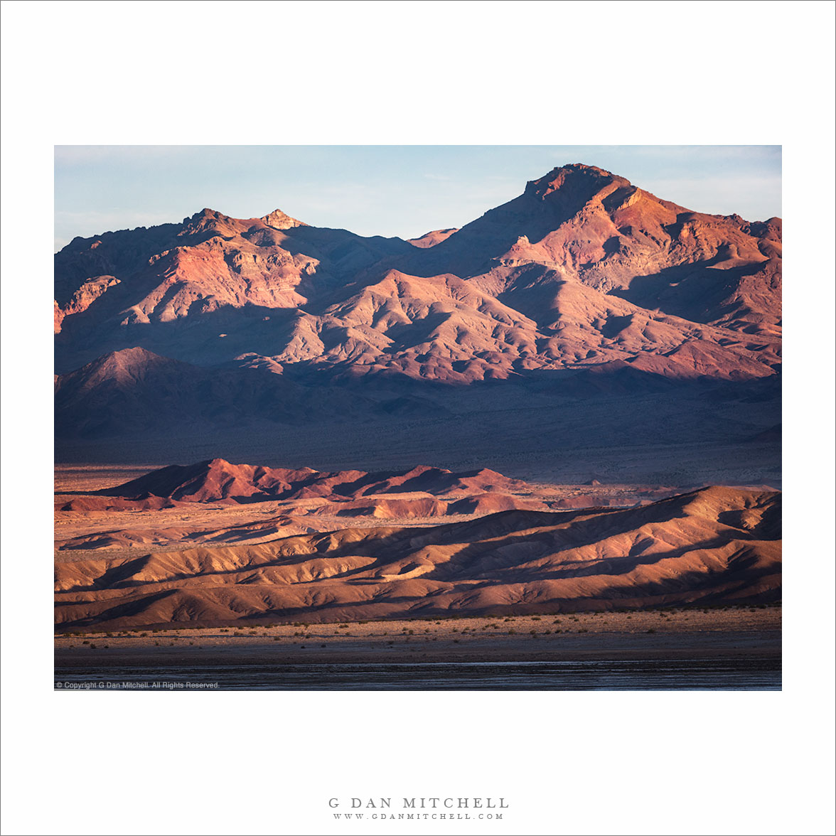 Desert Mountains, Morning Shadows