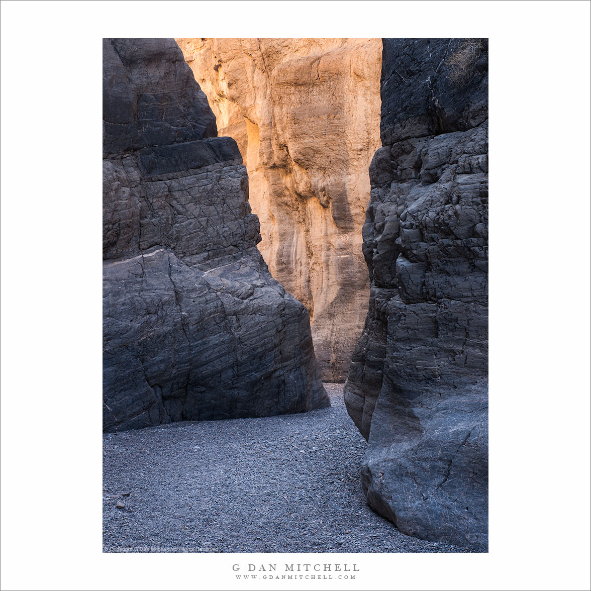 Light and Dark, a narrow Death Valley canyon. 