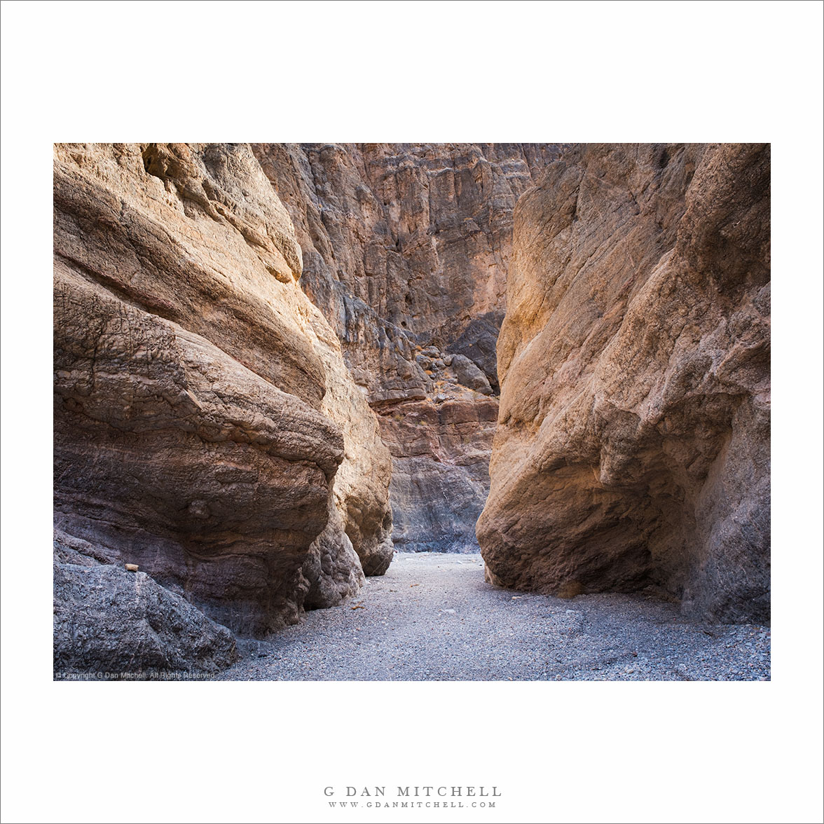 Canyon Narrows, Arargosa Range, Death Valley National Park.