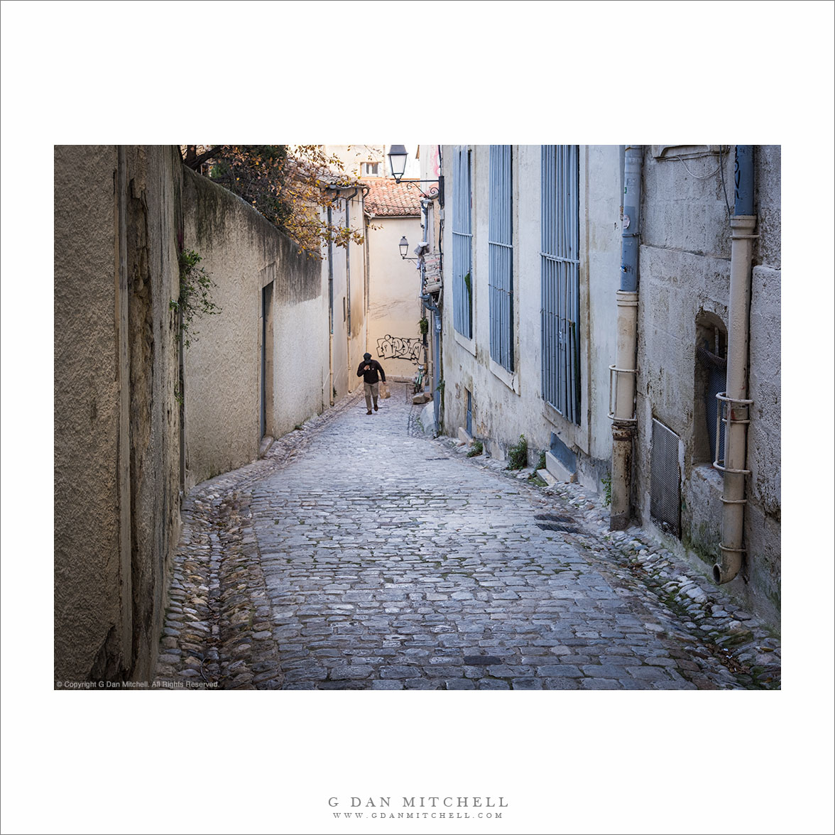Cobbled Street, Montpellier, France