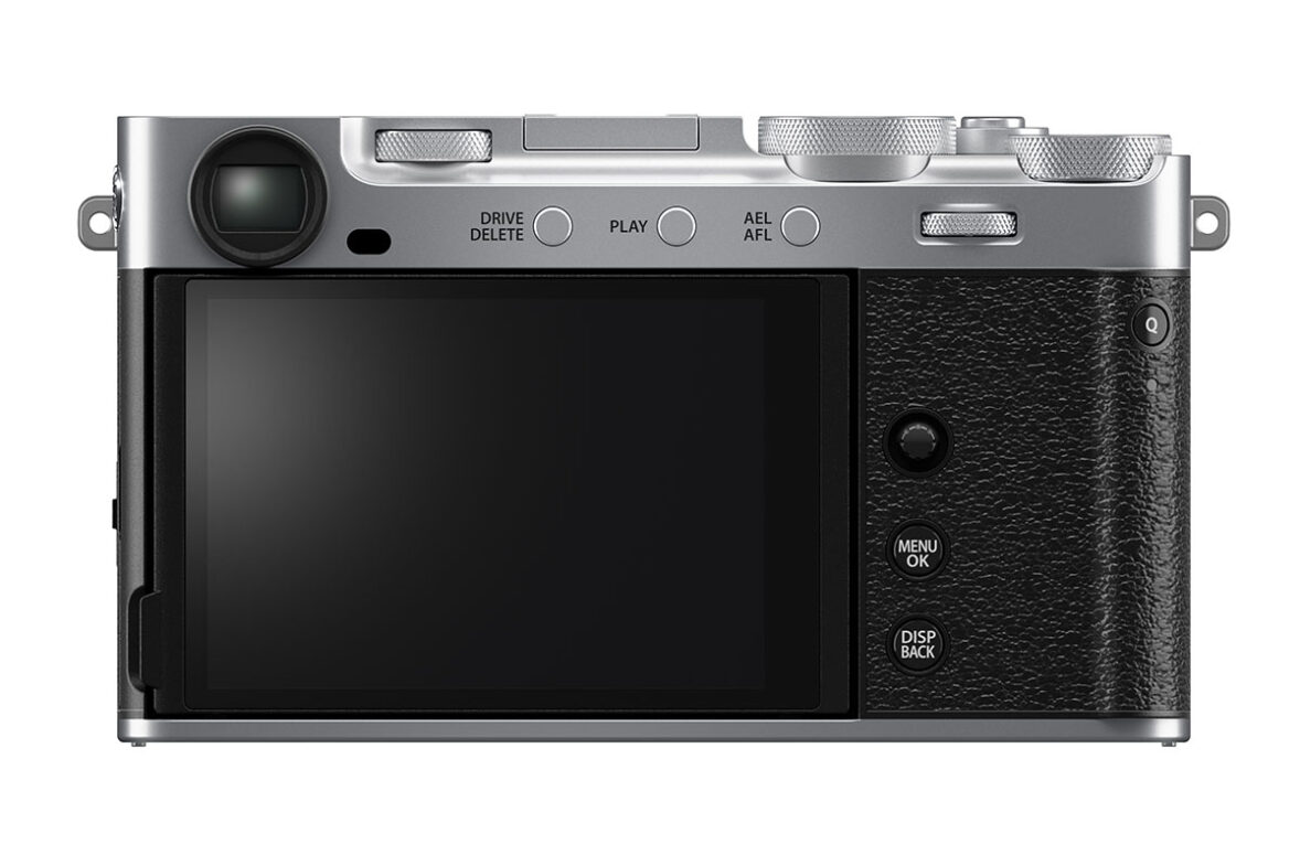 Fujifilm XE5 back panel.