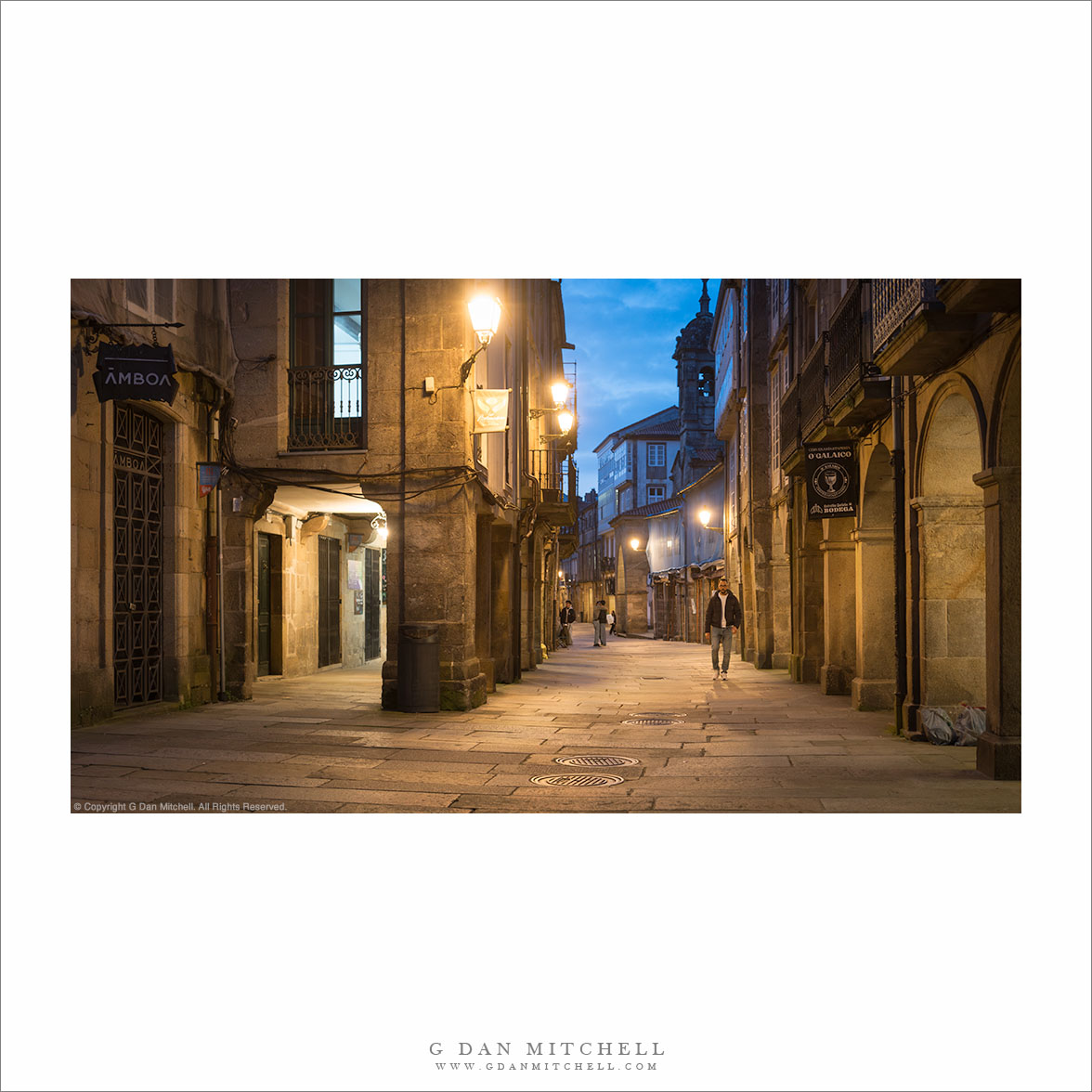 Night Street, Santiago de Compostela