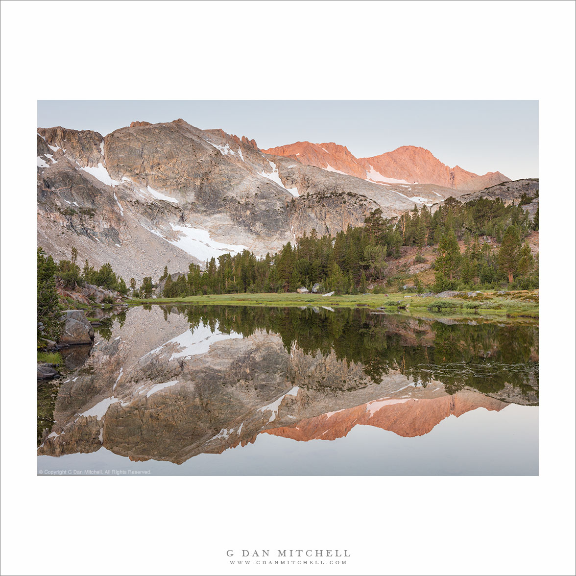 Morning Alpenglow, Sierra Crest