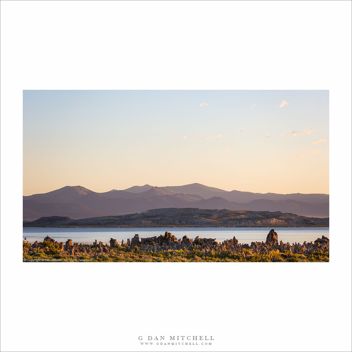 Tufa, Island, Distant Mountains