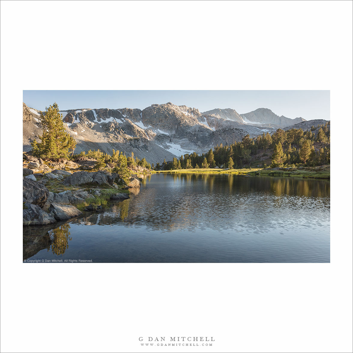 Pond and Peaks, Evening