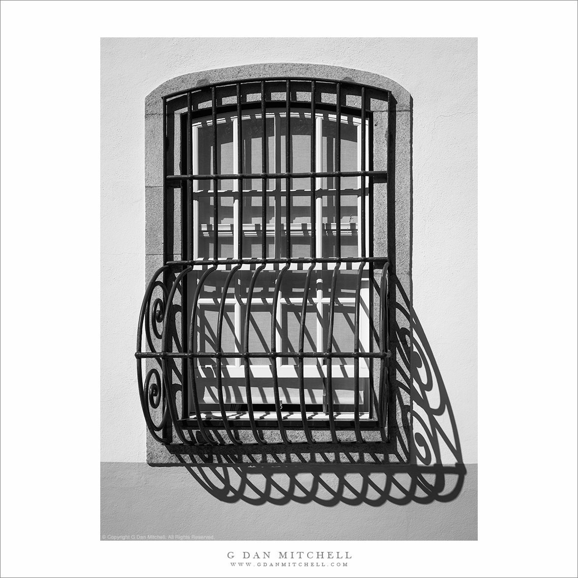 Window with Wrought Iron