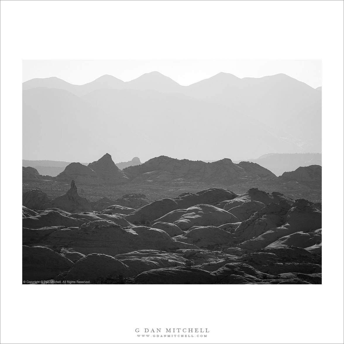 Sandstone Terrain and Mountains