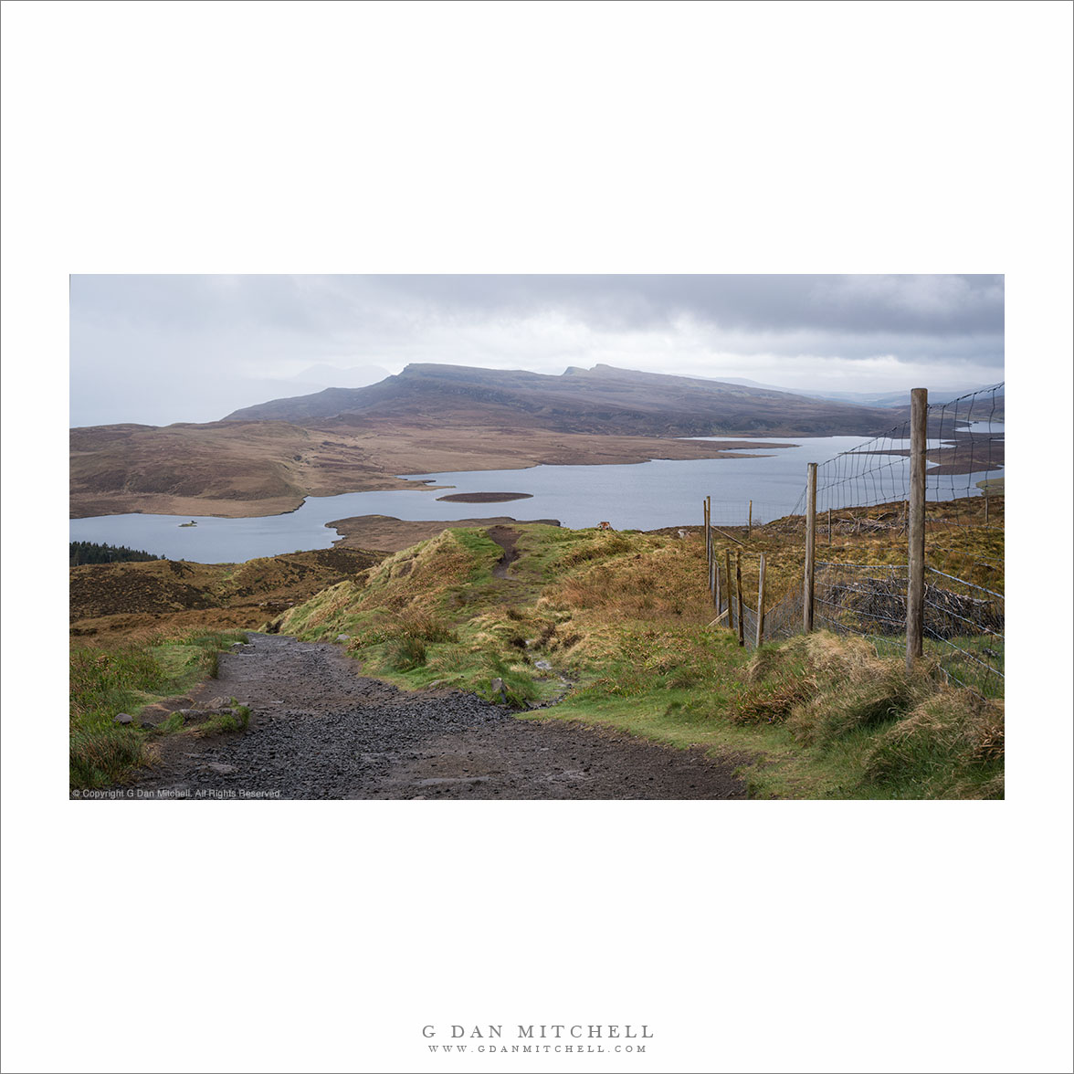Rain Over Loch Leathan