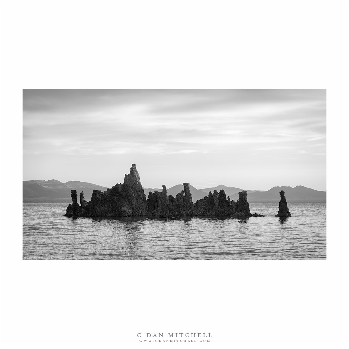 Tufa, Sky, and Water